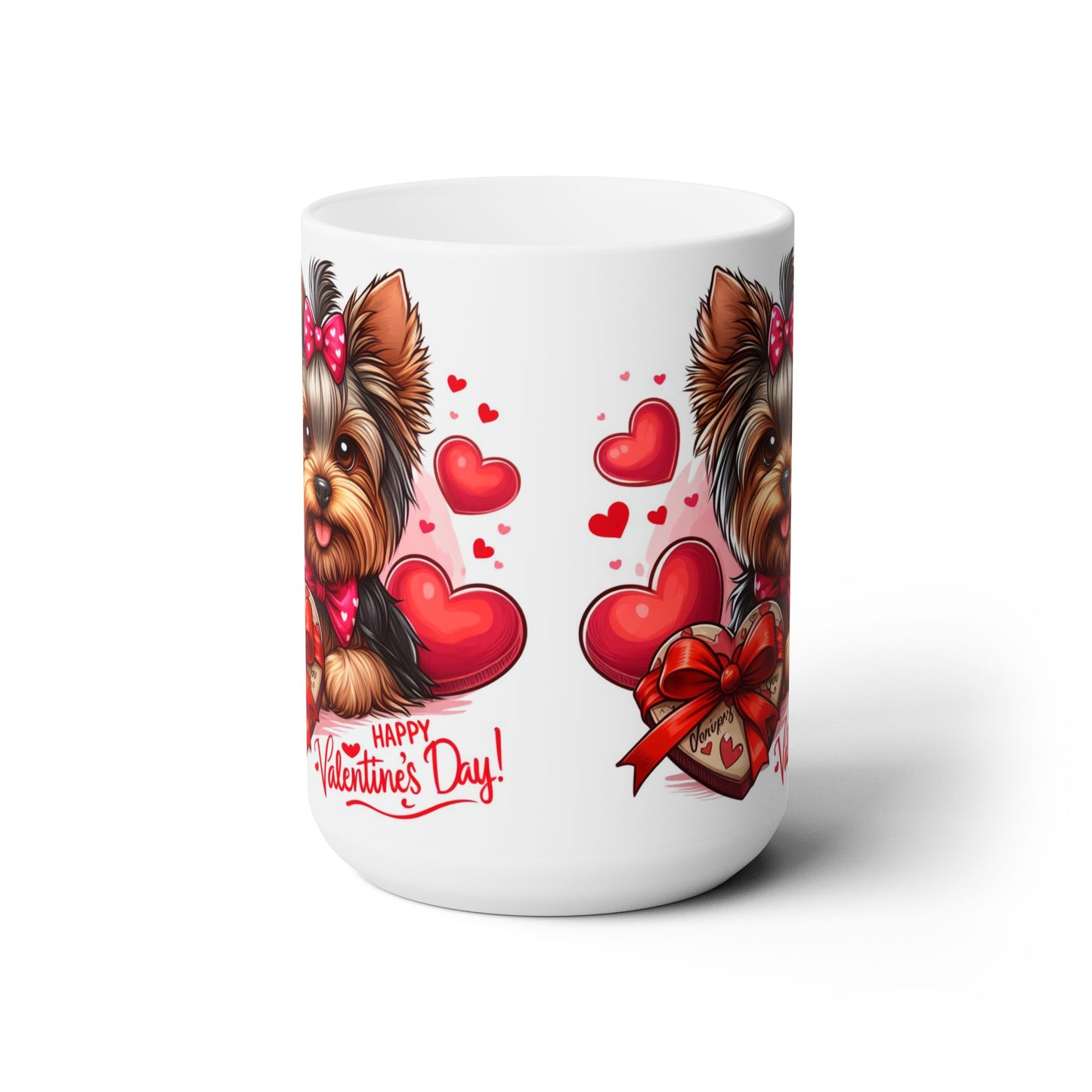 Love Paws- Yorkshire Terrier Valentine's Day Mug 15oz