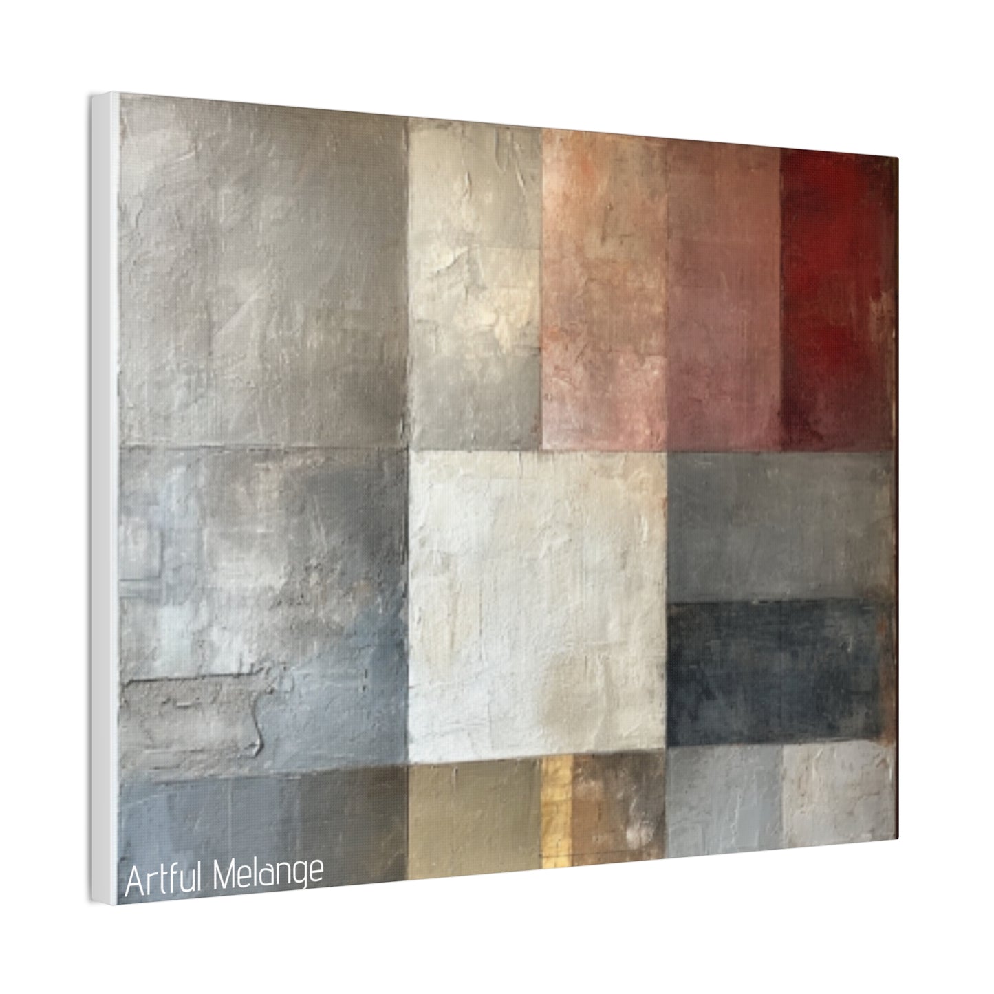 Primary Elegance: A Symphony of Sophistication Canvas Print