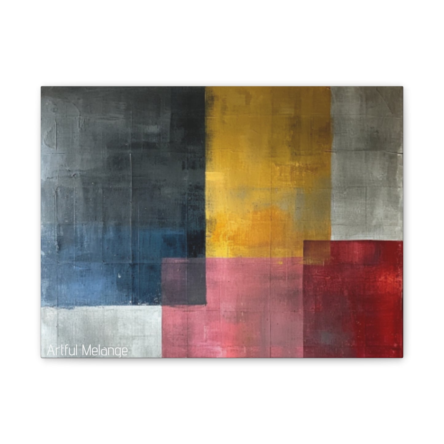 Primary Elegance: A Symphony of Sophistication Canvas Print