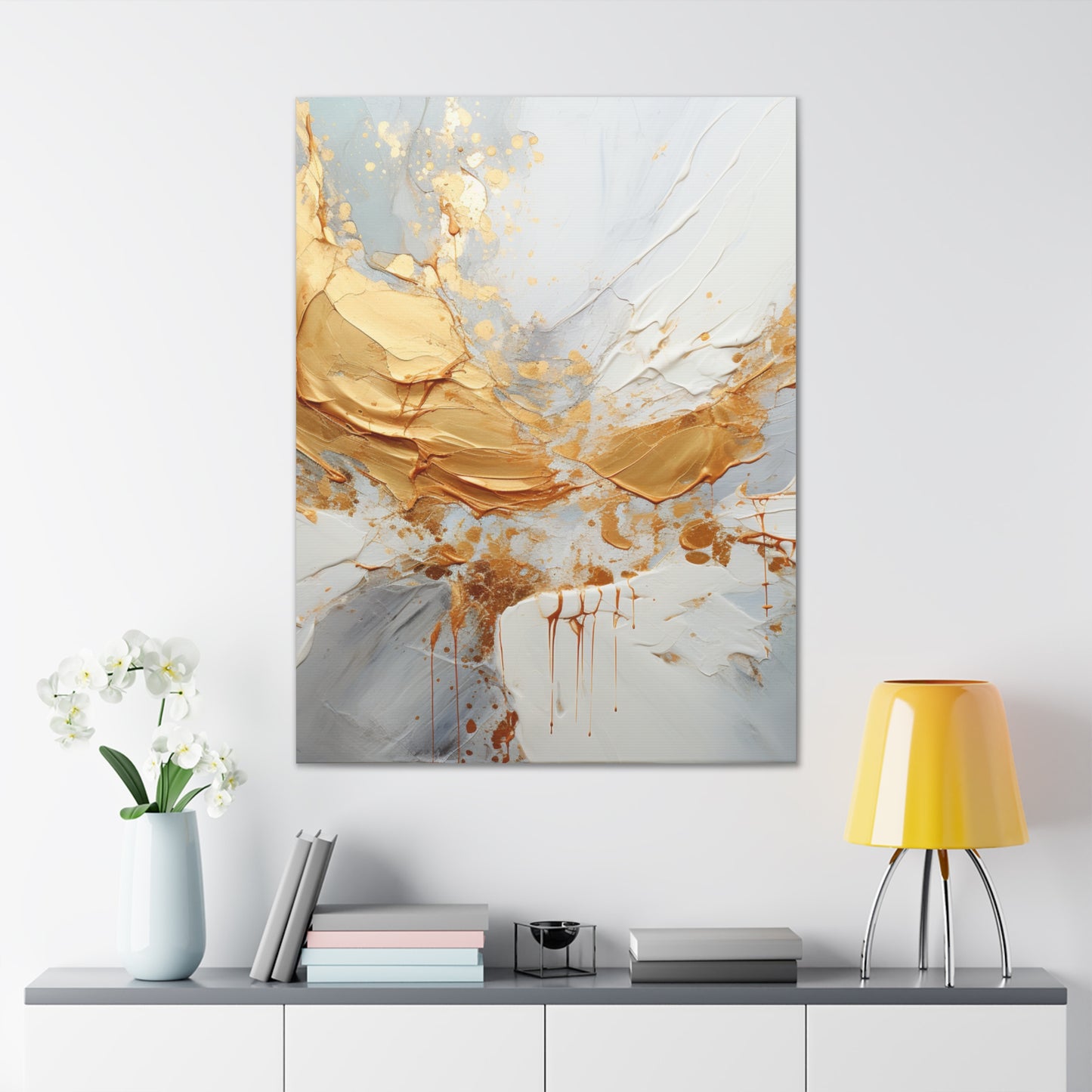 Acrylic Abstract Canvas Print - Richly Textured Artistry