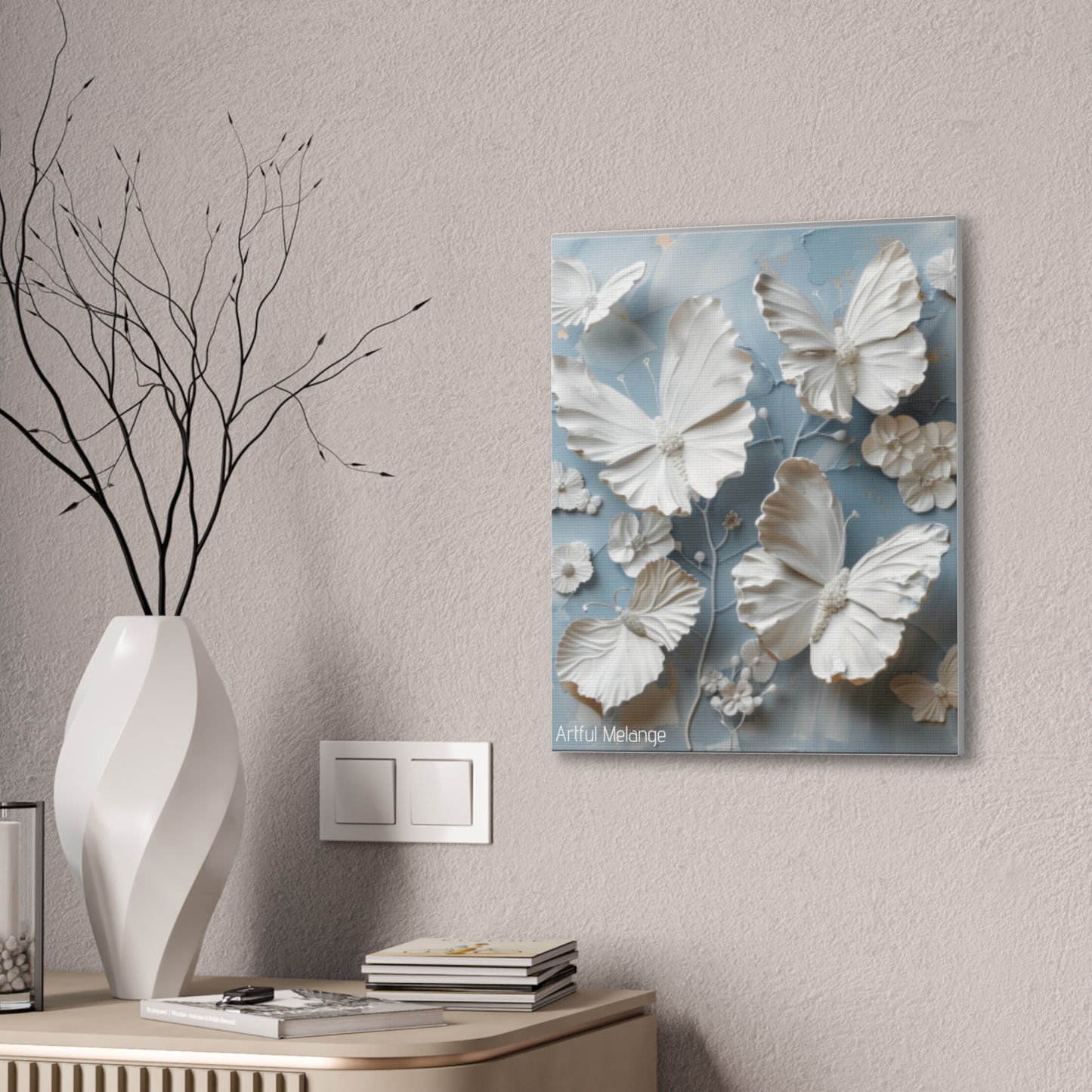 Fluttering Dreams: Butterfly Canvas Print Collection