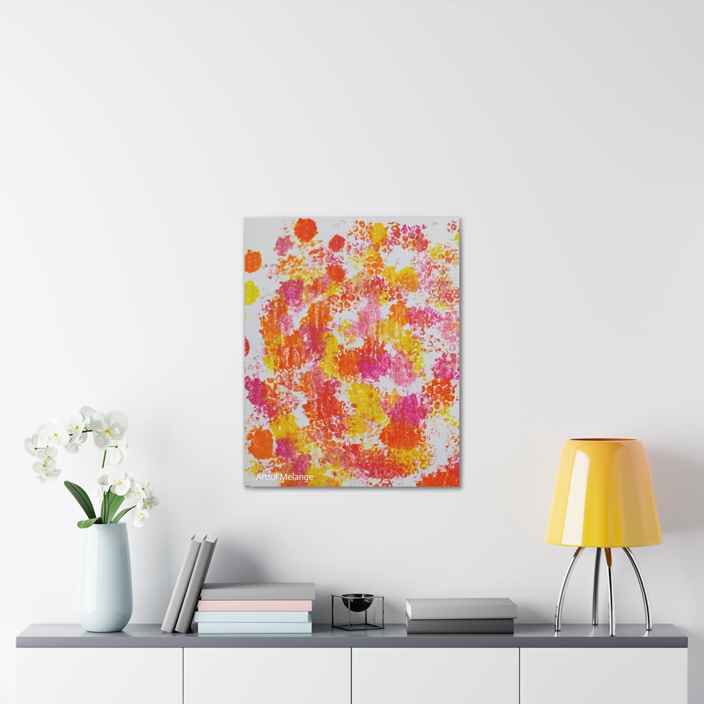 Acrylic Abstract Canvas Print - Richly Textured Artistry