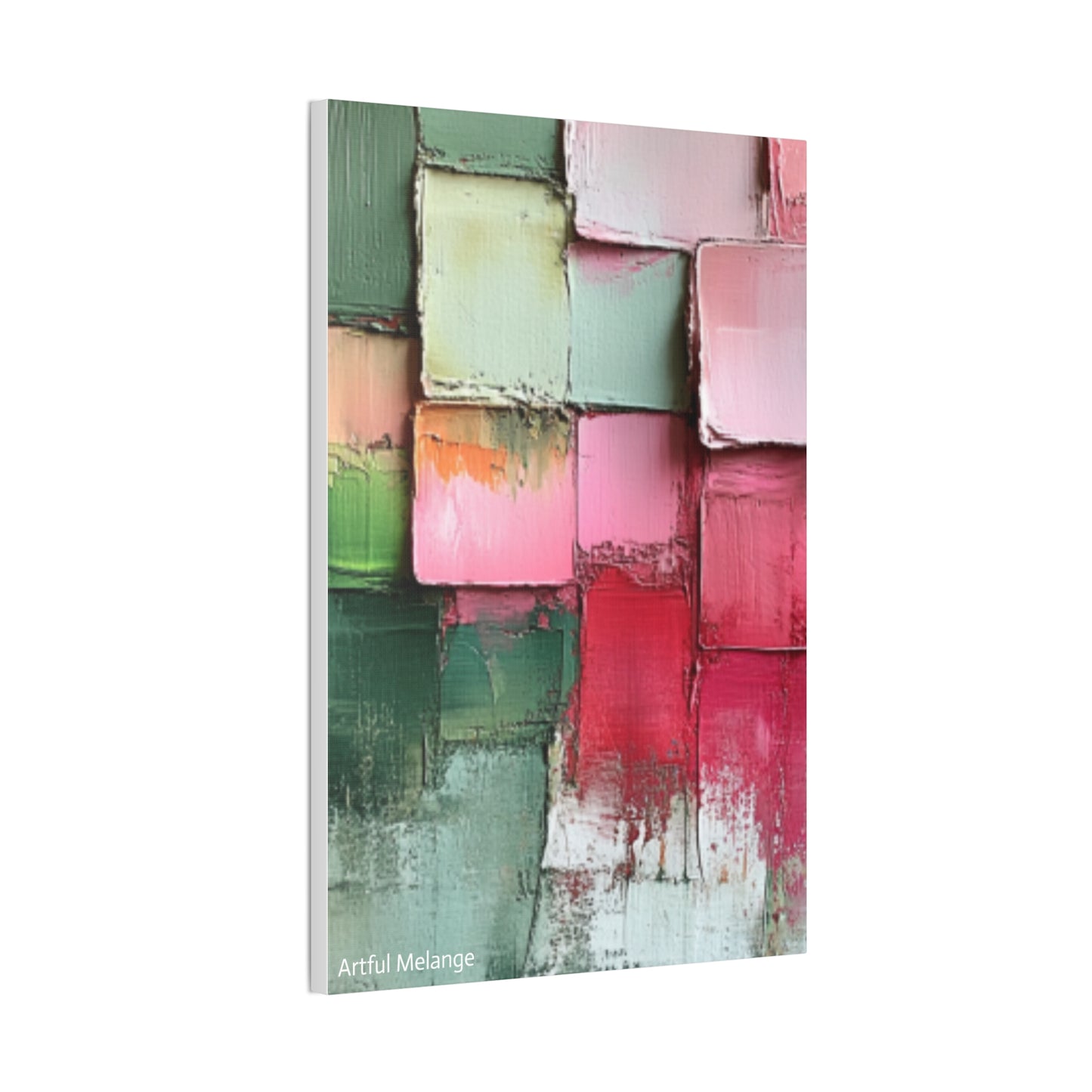 Acrylic Abstract Canvas Print - Richly Textured Artistry