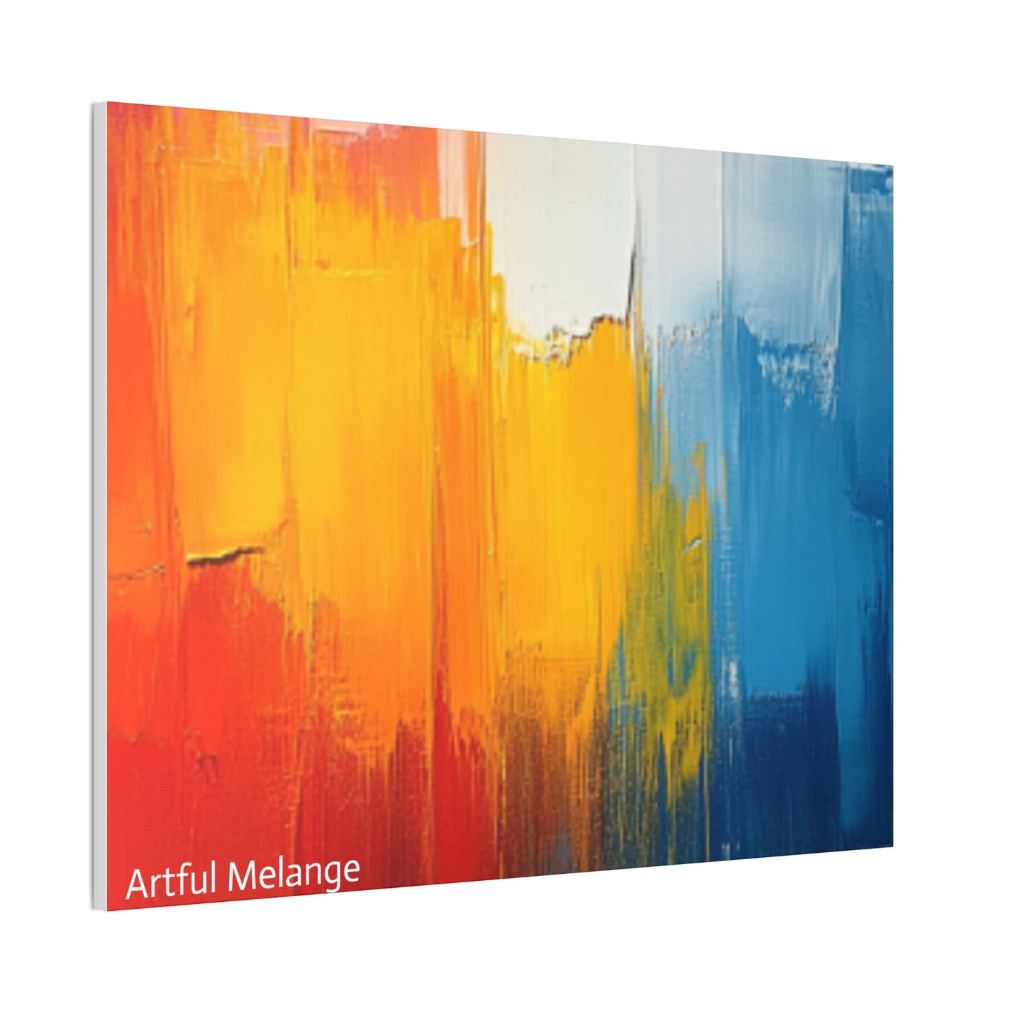 Acrylic Abstract Canvas Print - Richly Textured Artistry