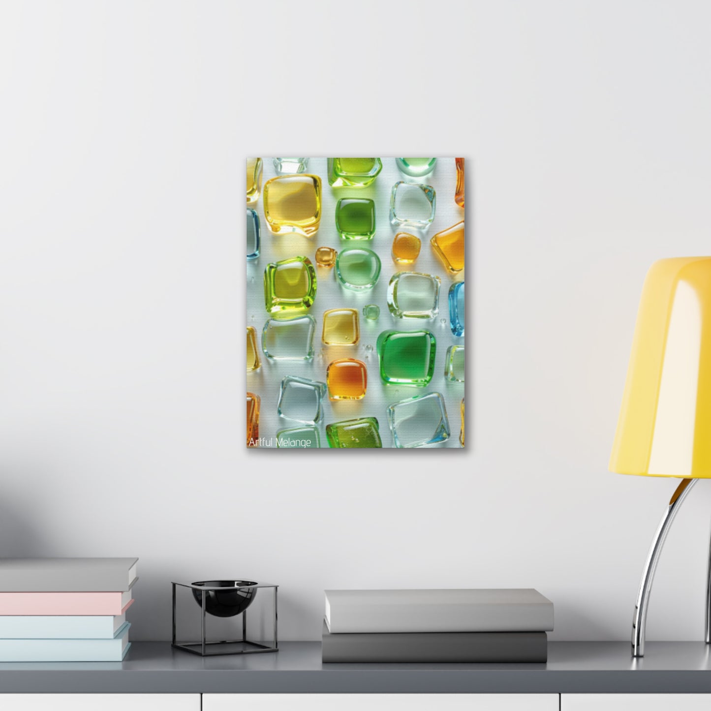 Primary Elegance: A Symphony of Sophistication Canvas Print