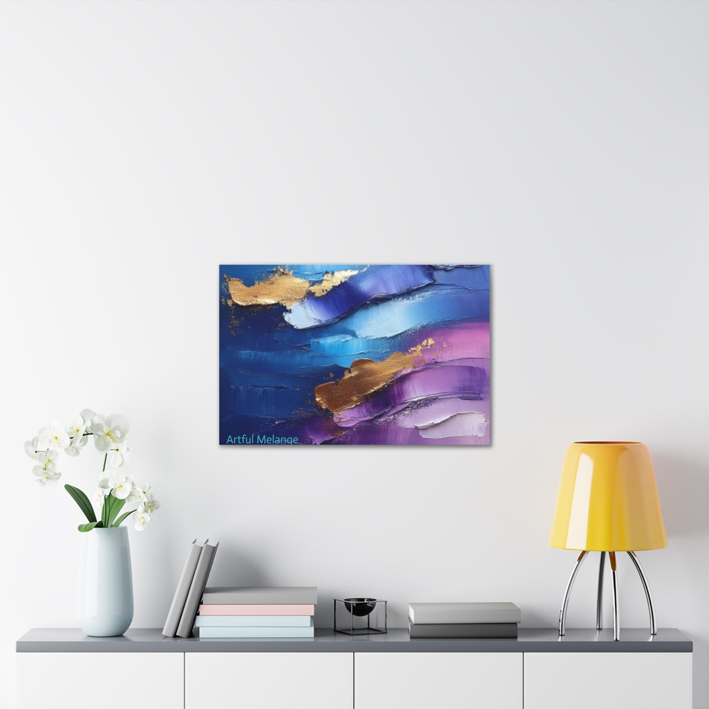 Acrylic Abstract Canvas Print - Richly Textured Artistry