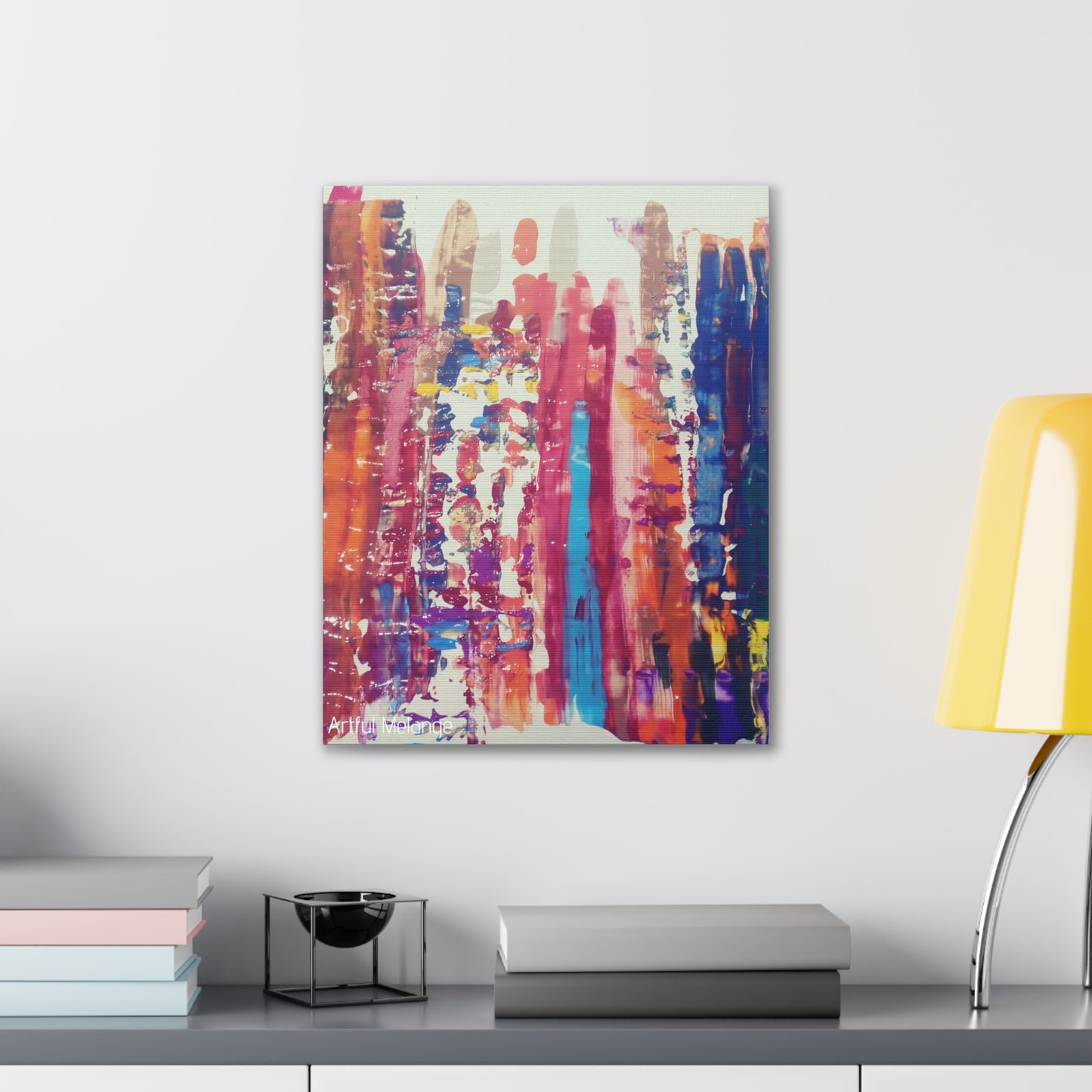 Primary Elegance: A Symphony of Sophistication Canvas Print