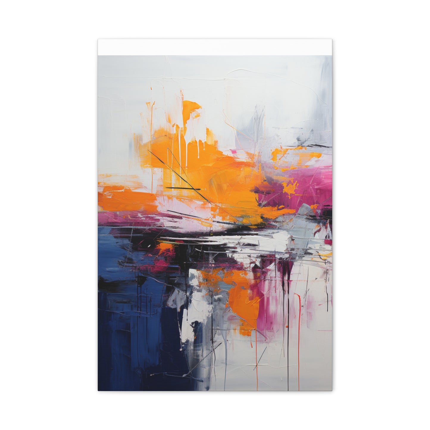 Primary Elegance: A Symphony of Sophistication Canvas Print