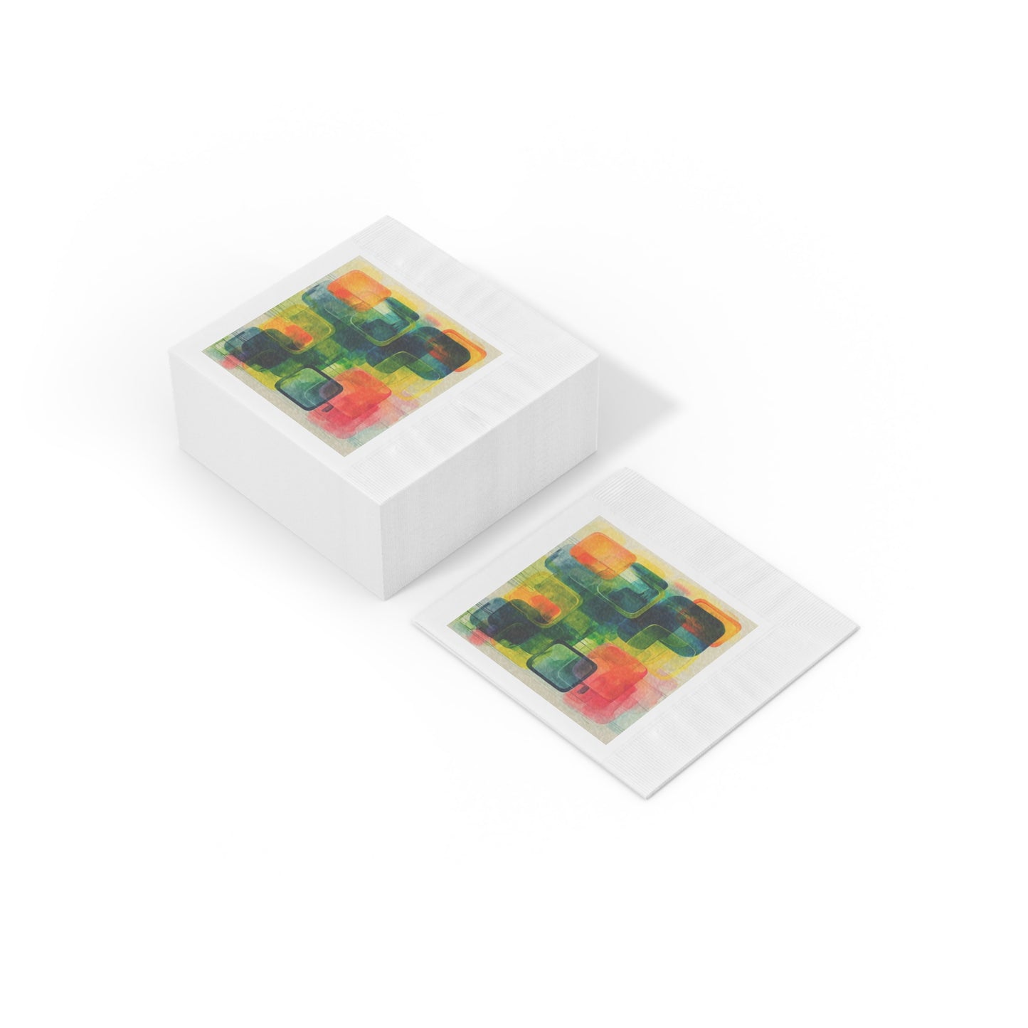 ChromaBlend™ Artistry Abstract Art Napkins”