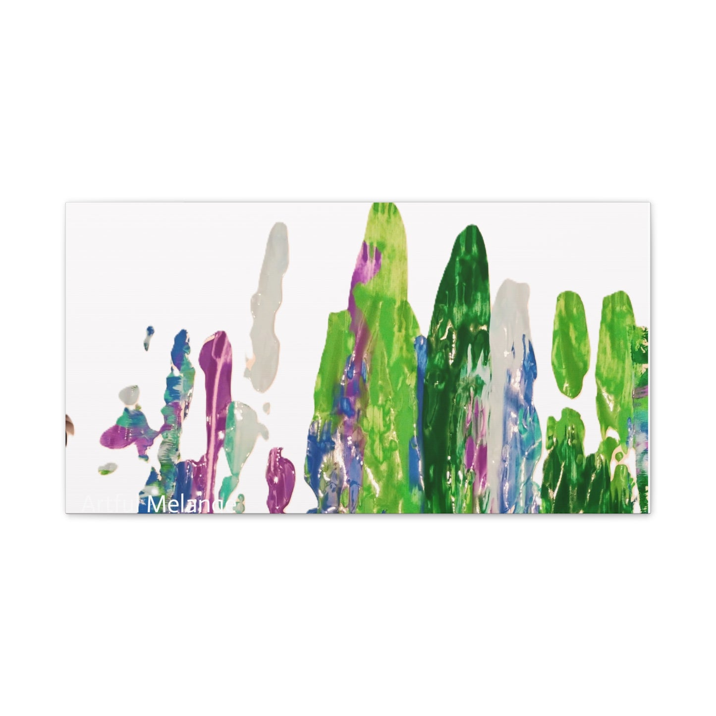 Acrylic Abstract Canvas Print - Richly Textured Artistry