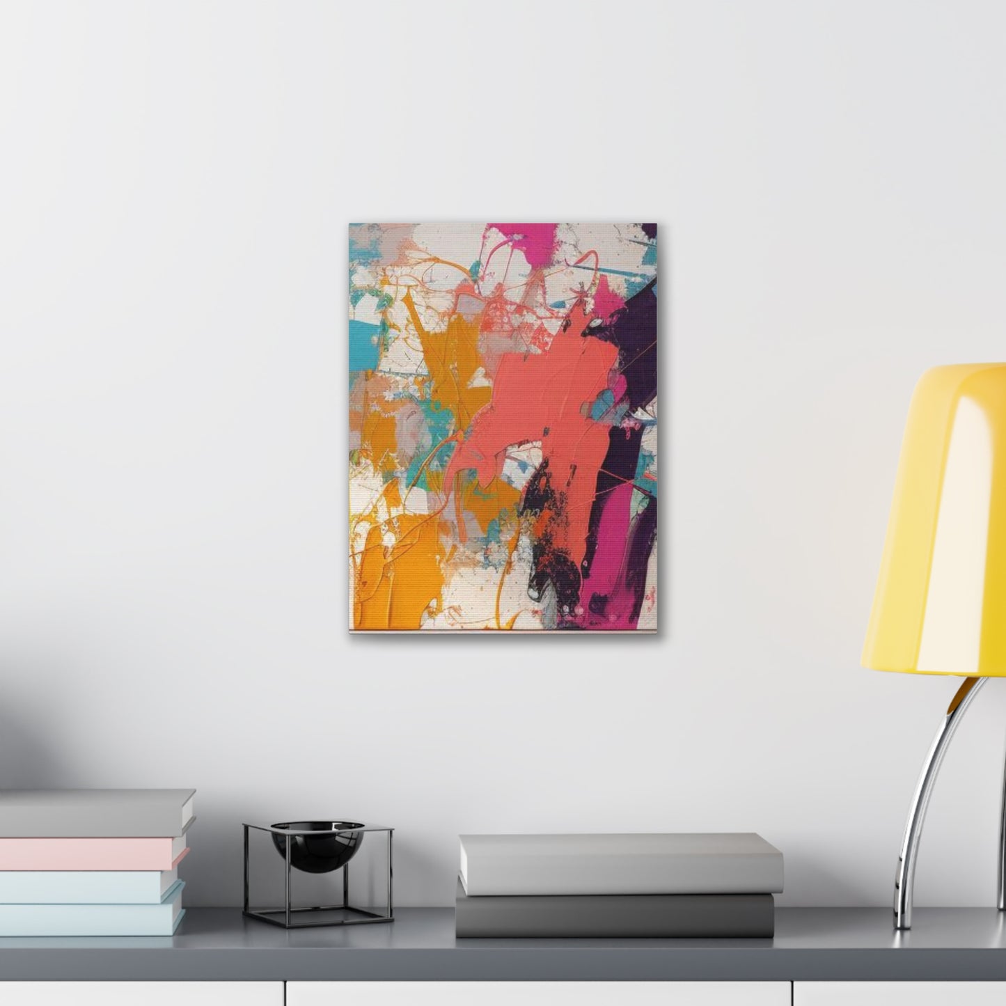 Primary Elegance: A Symphony of Sophistication Canvas Print