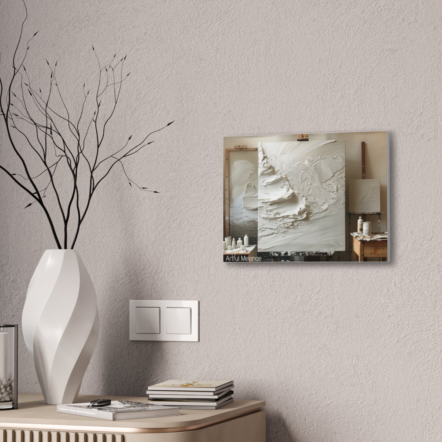 Primary Elegance: A Symphony of Sophistication Canvas Print