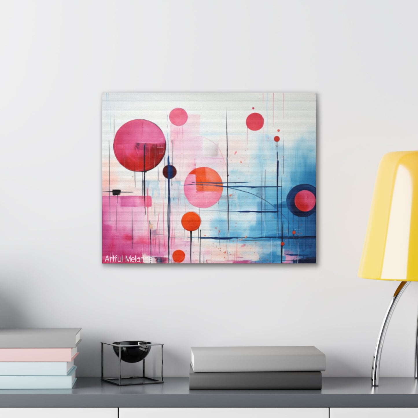 Primary Elegance: A Symphony of Sophistication Canvas Print