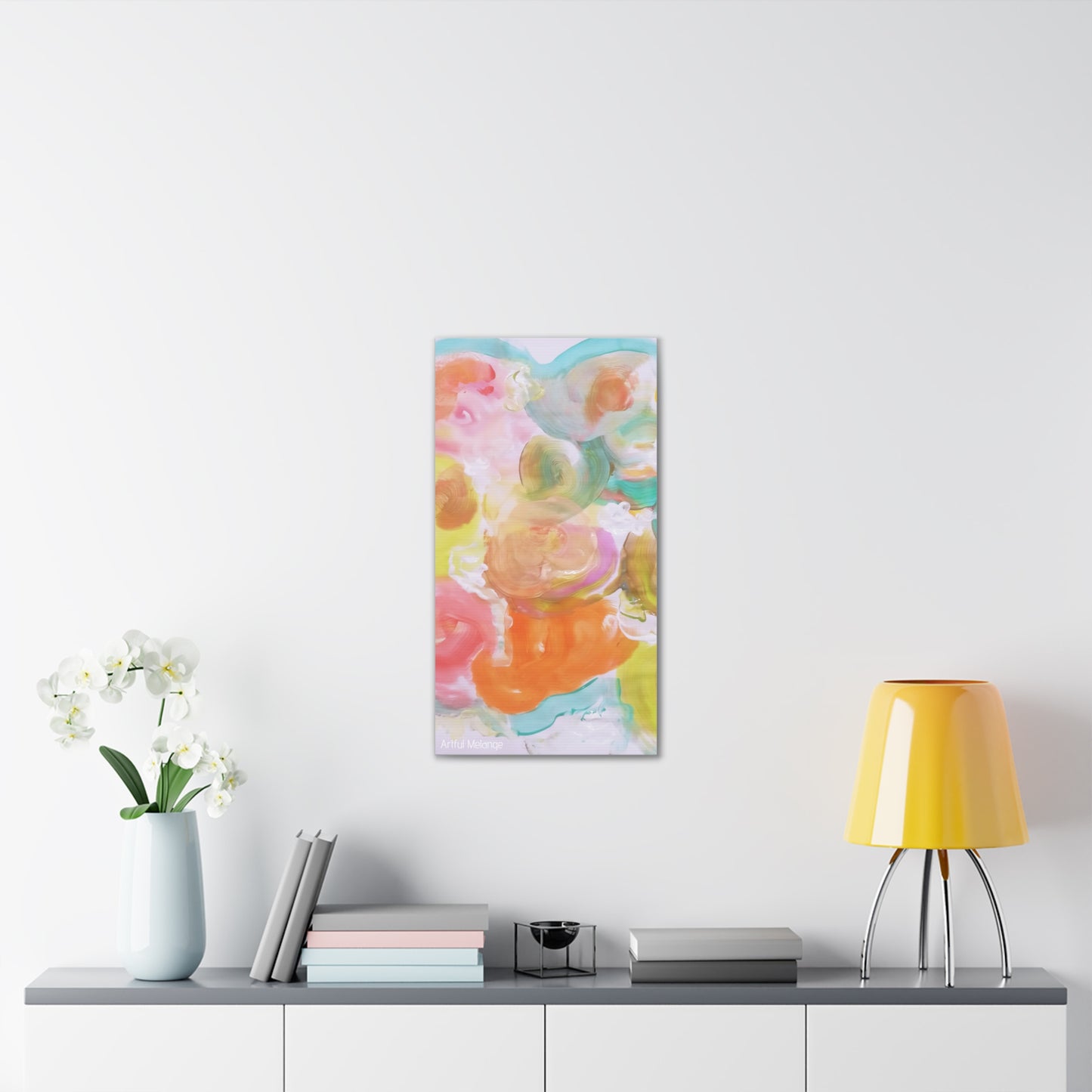 Primary Elegance: A Symphony of Sophistication Canvas Print