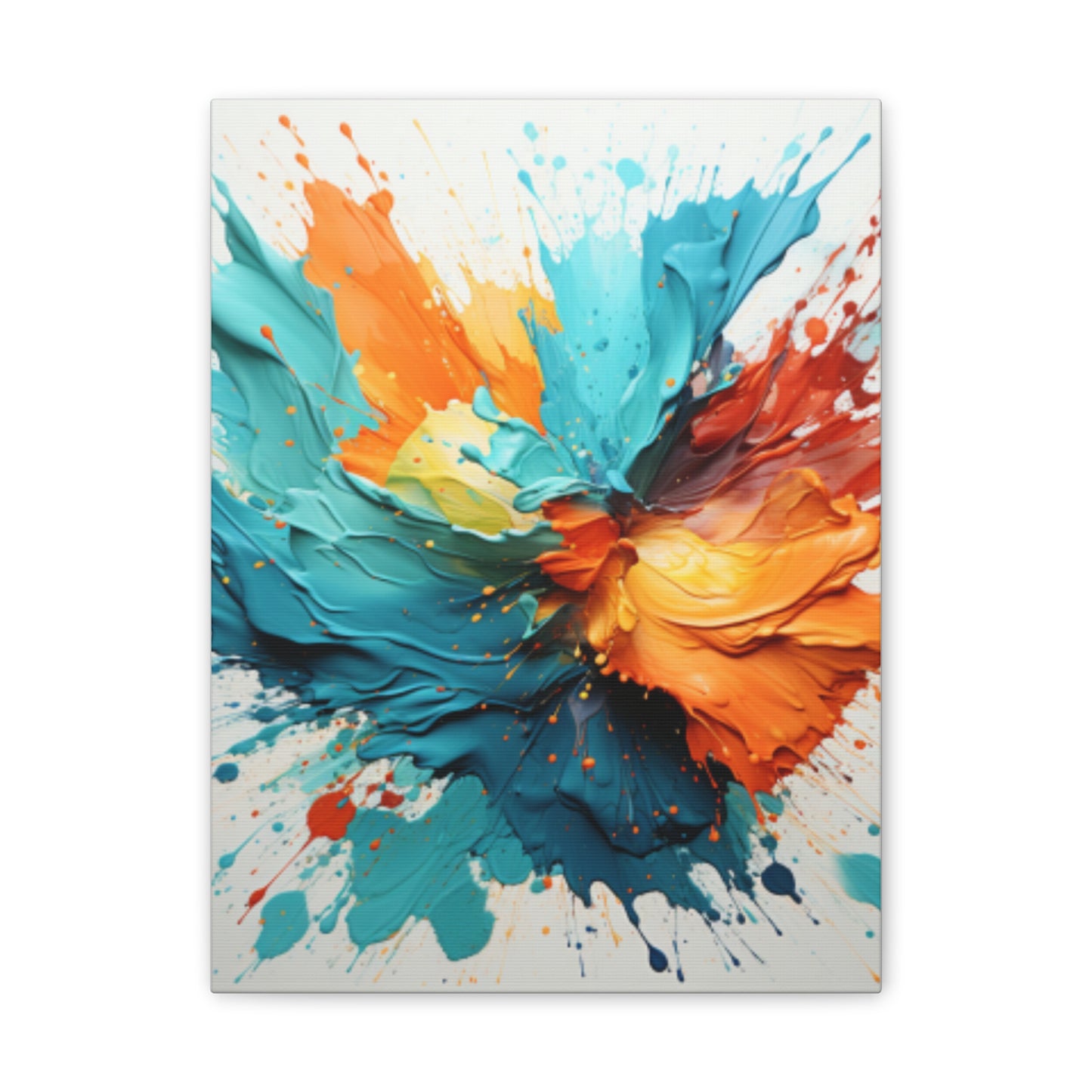 Primary Elegance: A Symphony of Sophistication Canvas Print