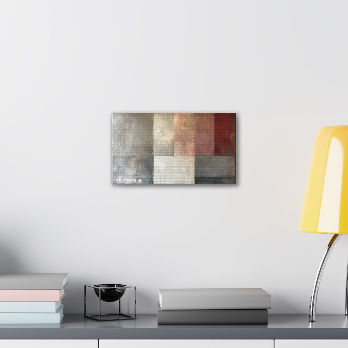 Primary Elegance: A Symphony of Sophistication Canvas Print