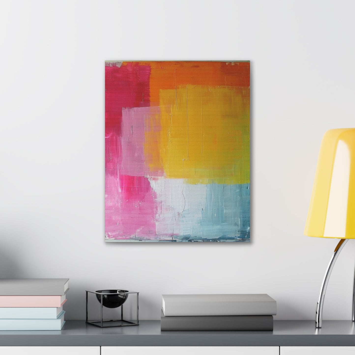 Primary Elegance: A Symphony of Sophistication Canvas Print