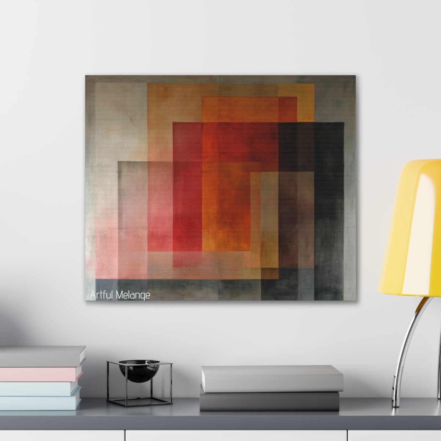 Primary Elegance: A Symphony of Sophistication Canvas Print