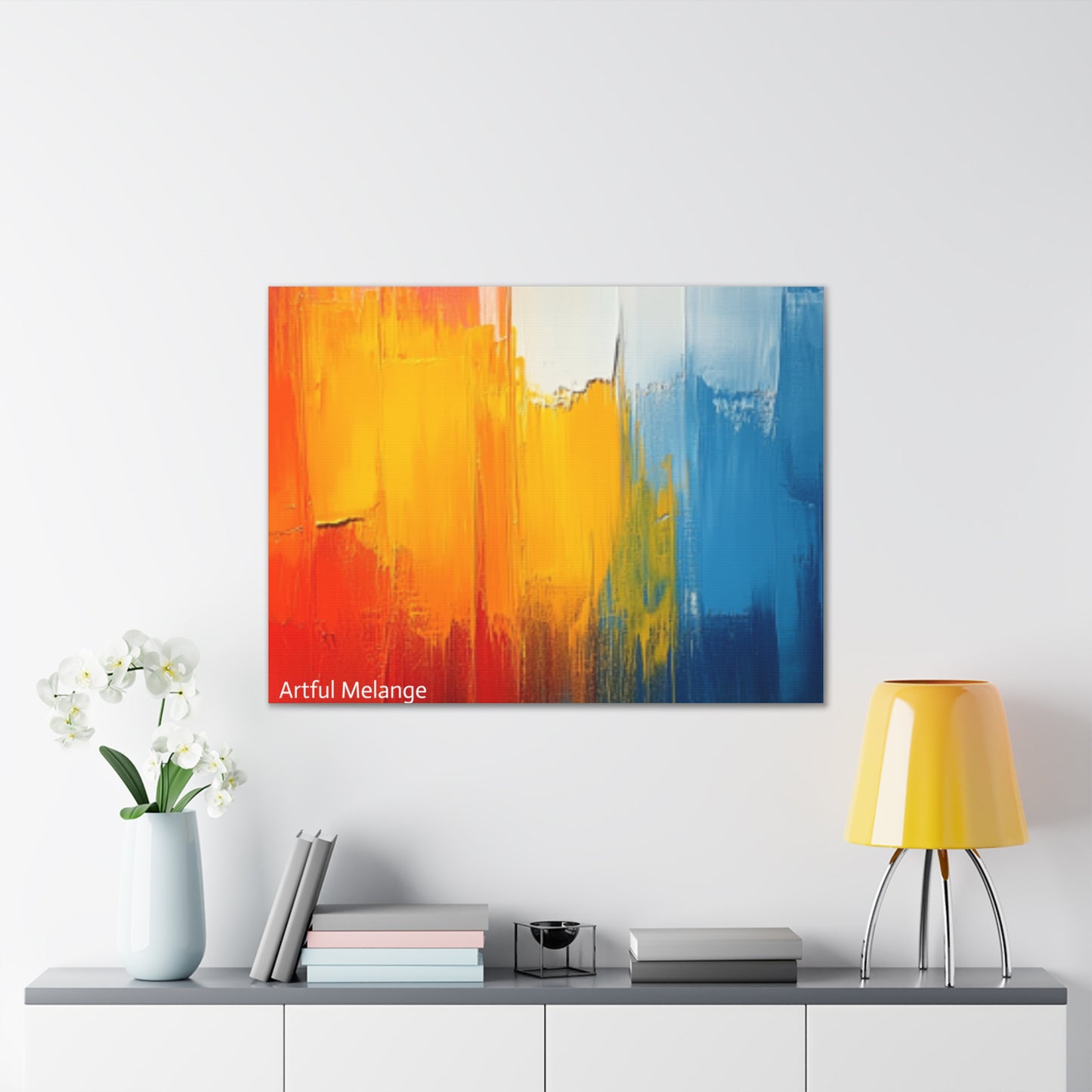 Acrylic Abstract Canvas Print - Richly Textured Artistry