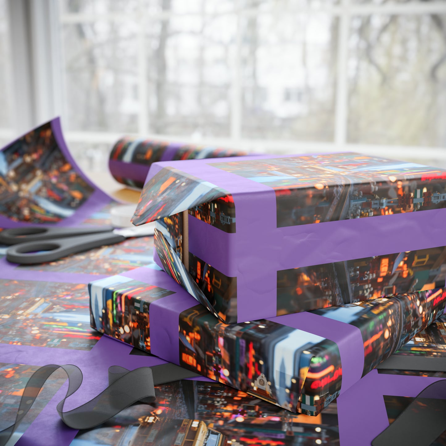 Brickopolis Wonders Children's Wrapping Paper