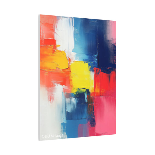 Acrylic Abstract Canvas Print - Richly Textured Artistry