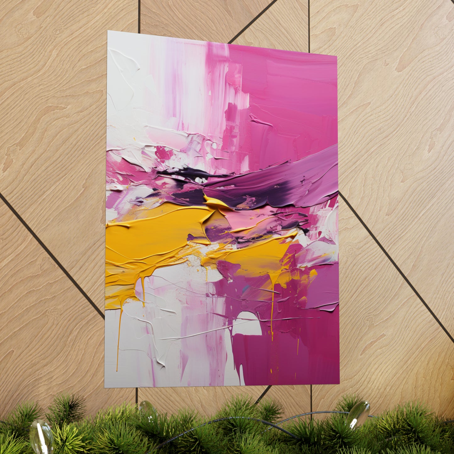 Radiant Harmony Matte Vertical Canvas Poster