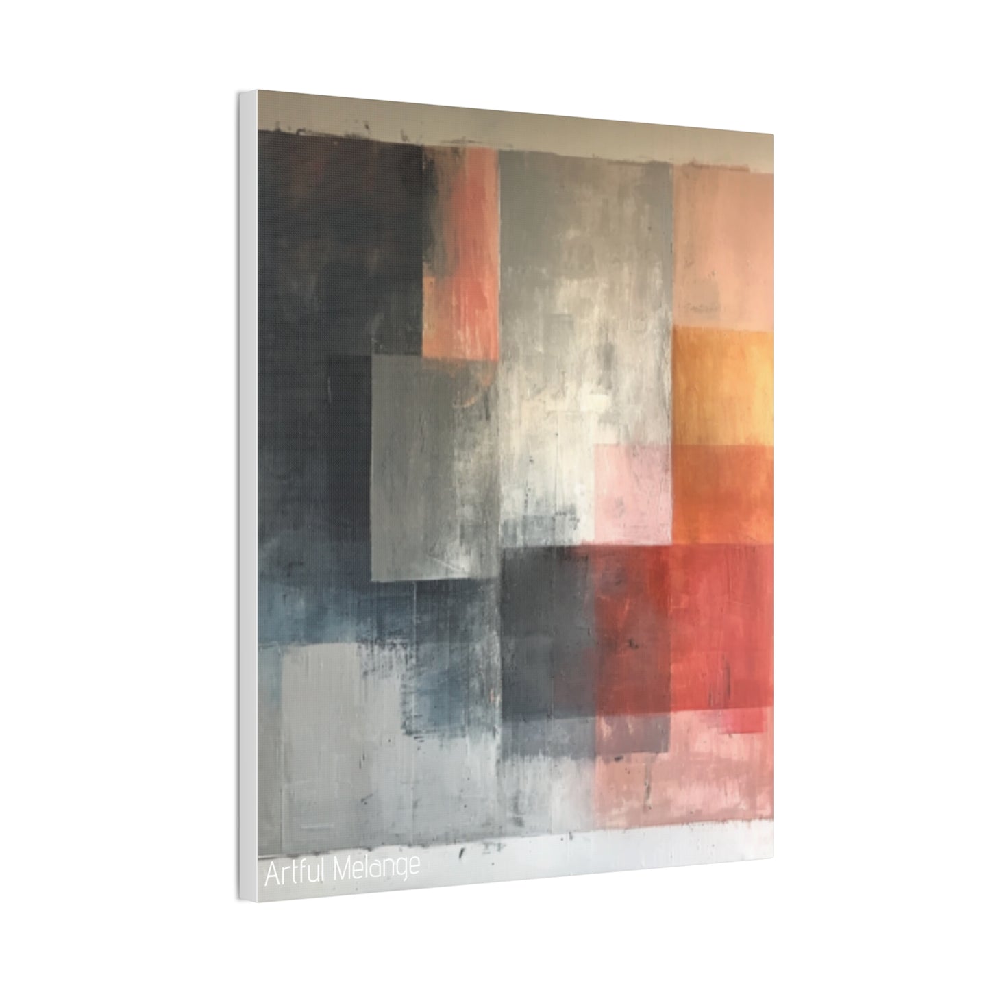 Primary Elegance: A Symphony of Sophistication Canvas Print