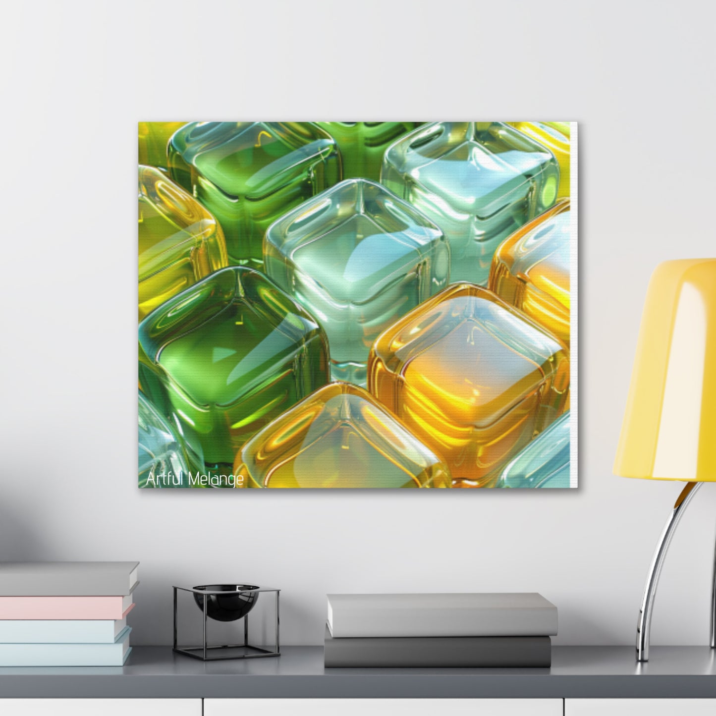 Primary Elegance: A Symphony of Sophistication Canvas Print