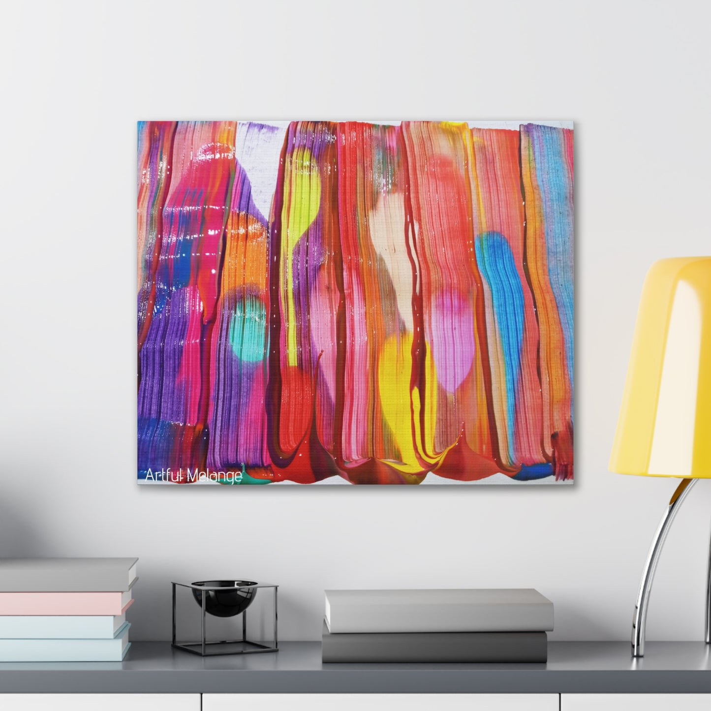 Primary Elegance: A Symphony of Sophistication Canvas Print