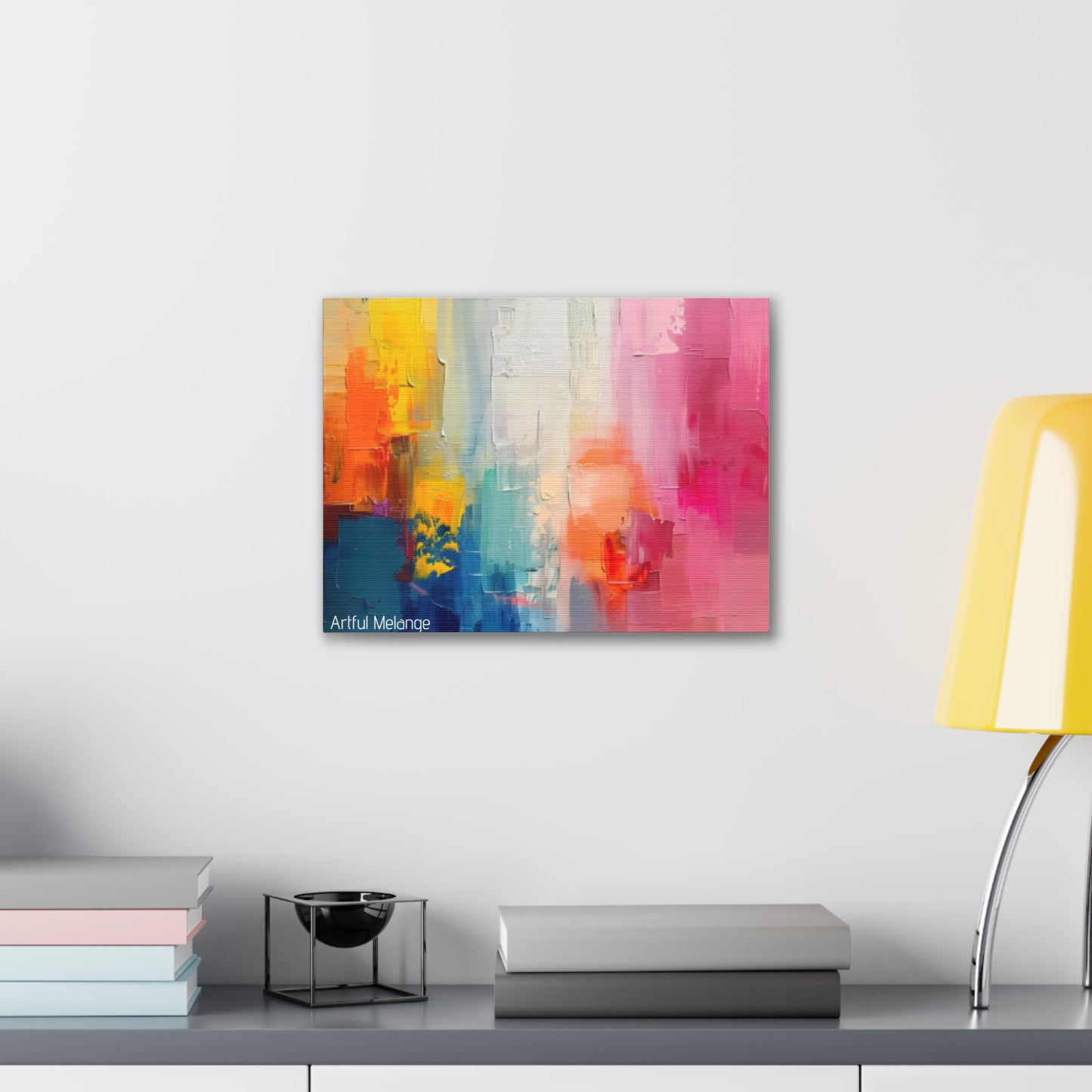 Primary Elegance: A Symphony of Sophistication Canvas Print