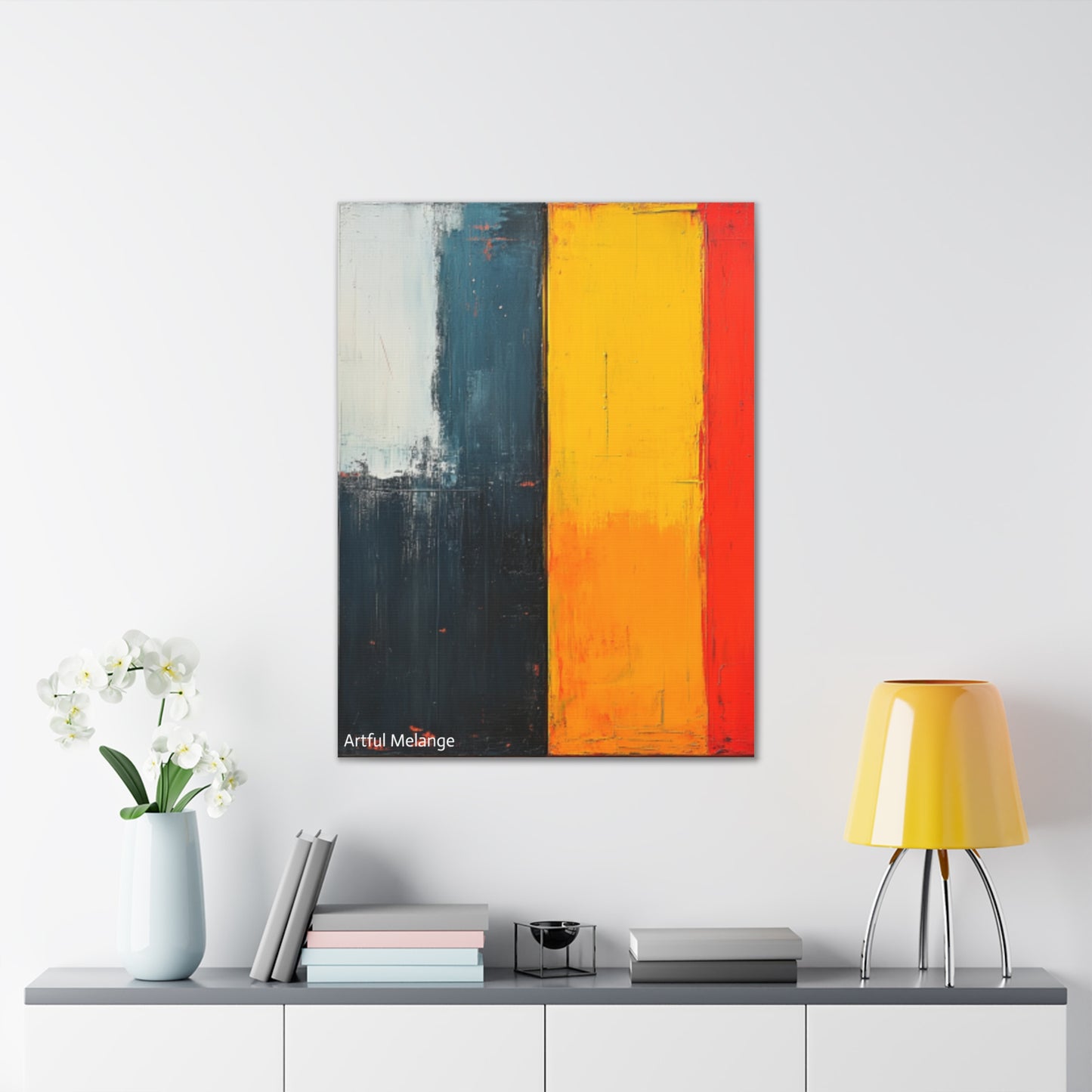 Acrylic Abstract Canvas Print - Richly Textured Artistry