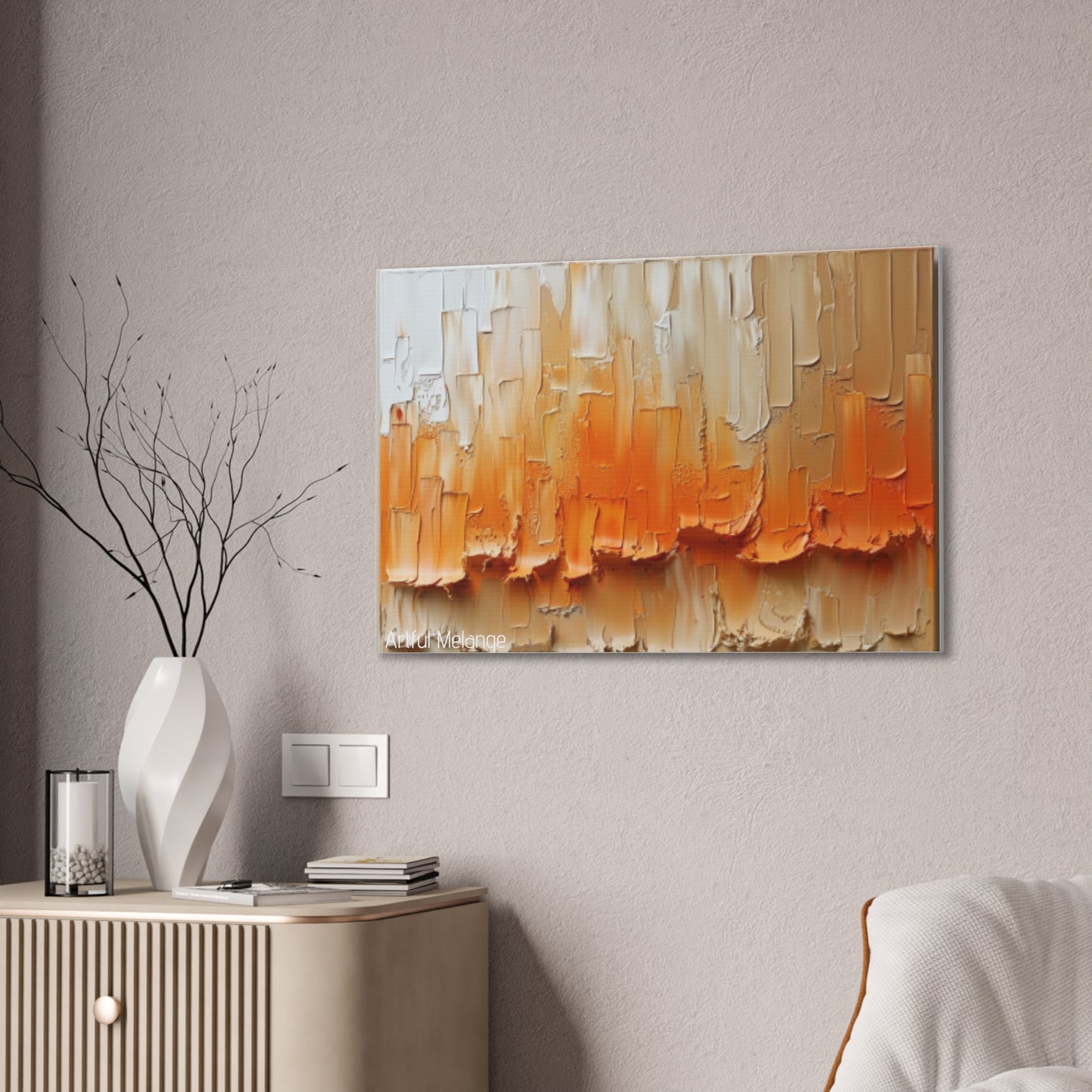 Primary Elegance: A Symphony of Sophistication Canvas Print