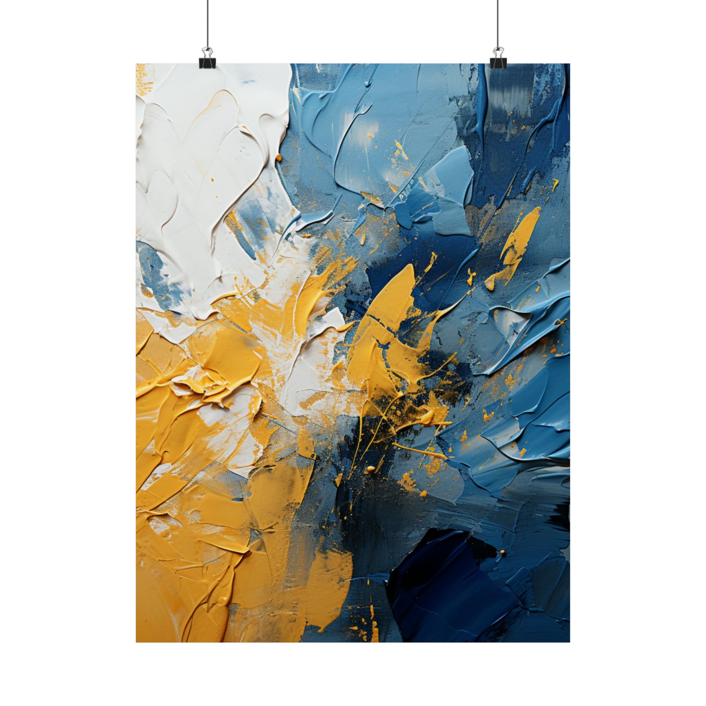 Radiant Harmony Matte Vertical Canvas Poster