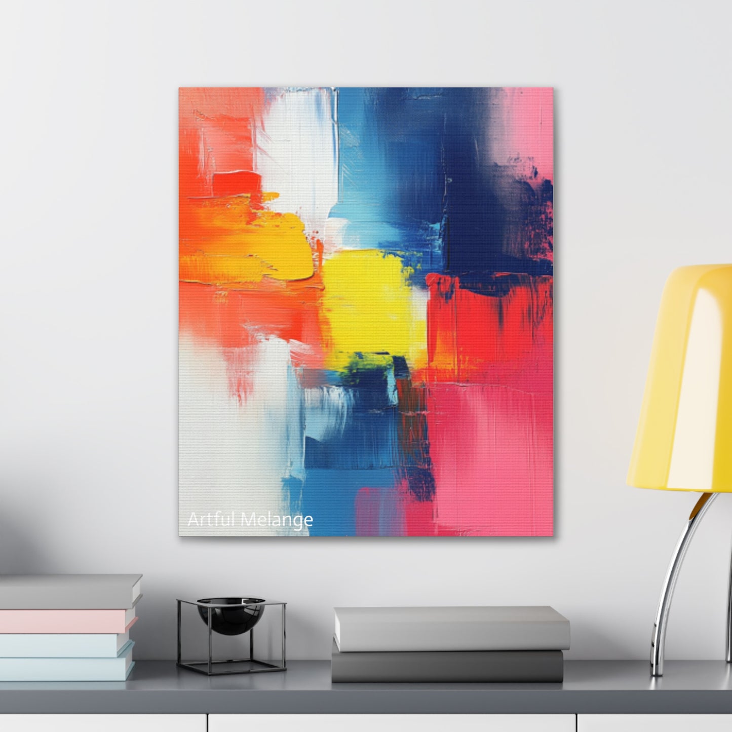 Acrylic Abstract Canvas Print - Richly Textured Artistry