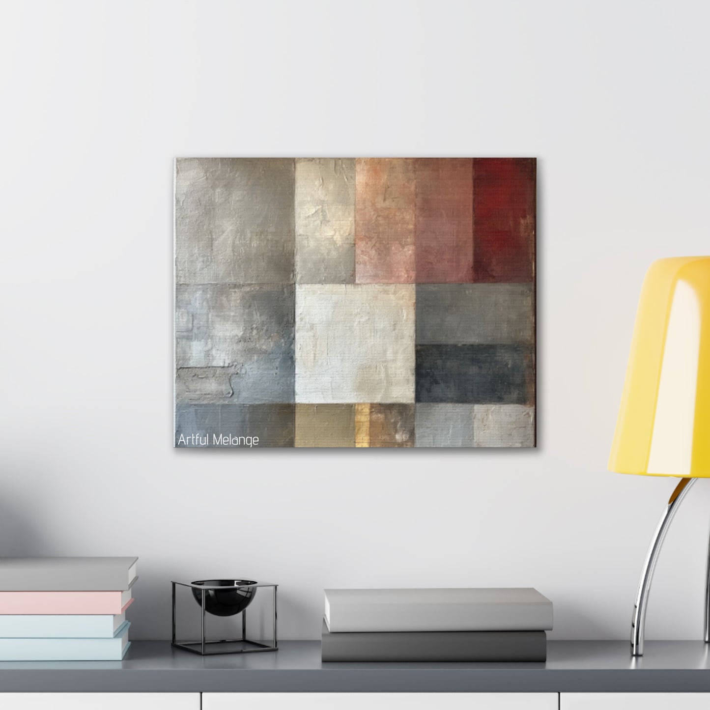 Primary Elegance: A Symphony of Sophistication Canvas Print