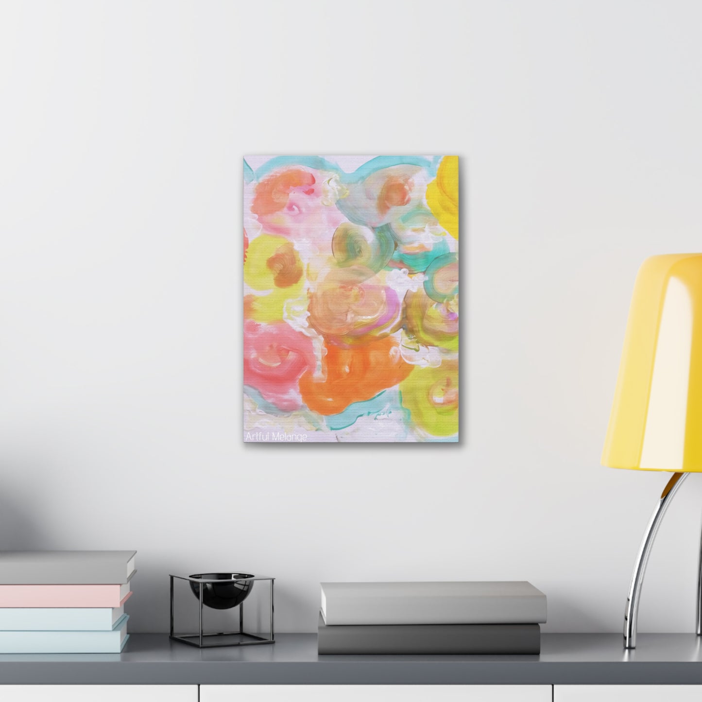 Primary Elegance: A Symphony of Sophistication Canvas Print