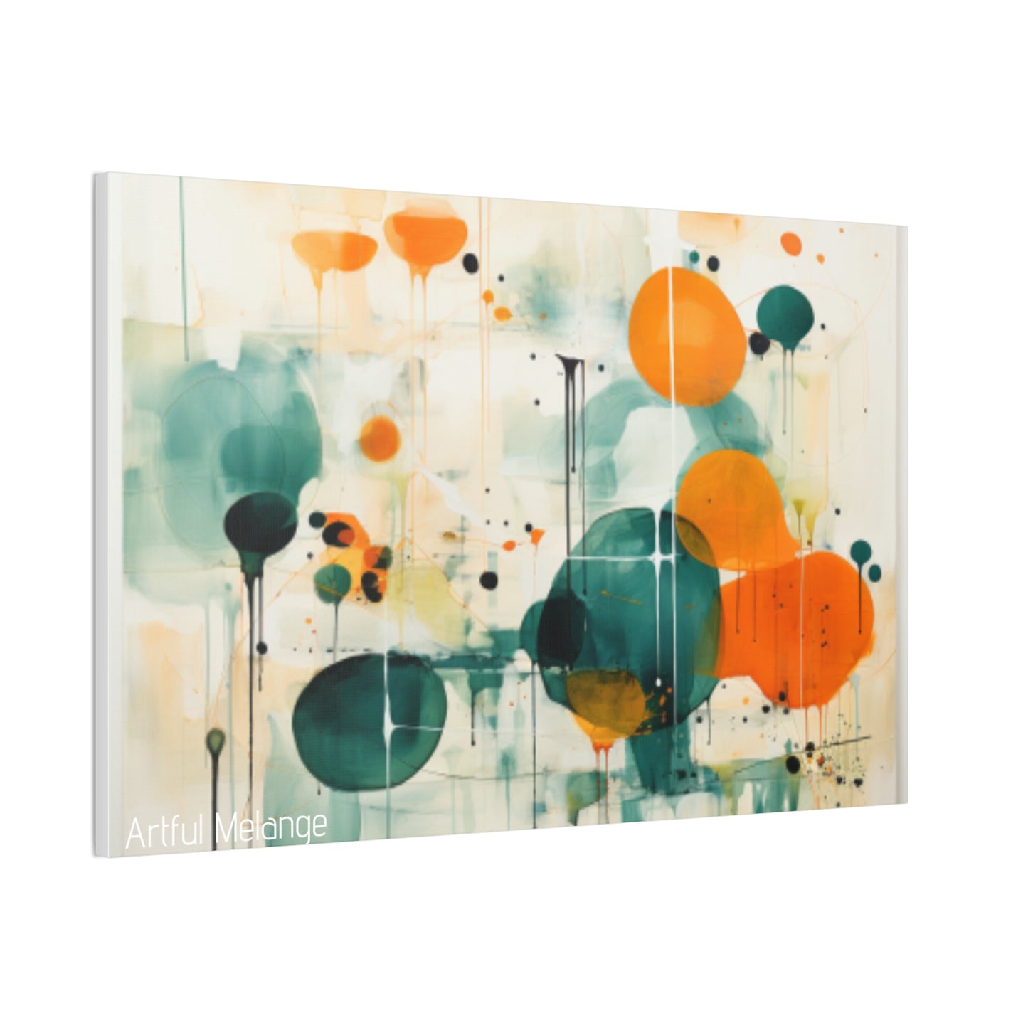 Primary Elegance: A Symphony of Sophistication Canvas Print