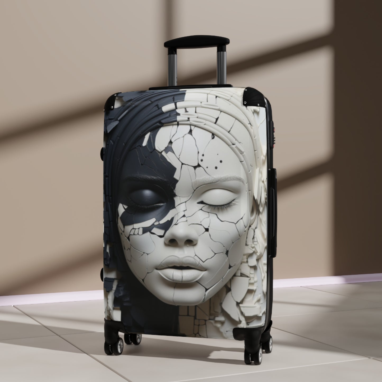 Melanated Jetsetter: Stylish Travel Luggage Pieces