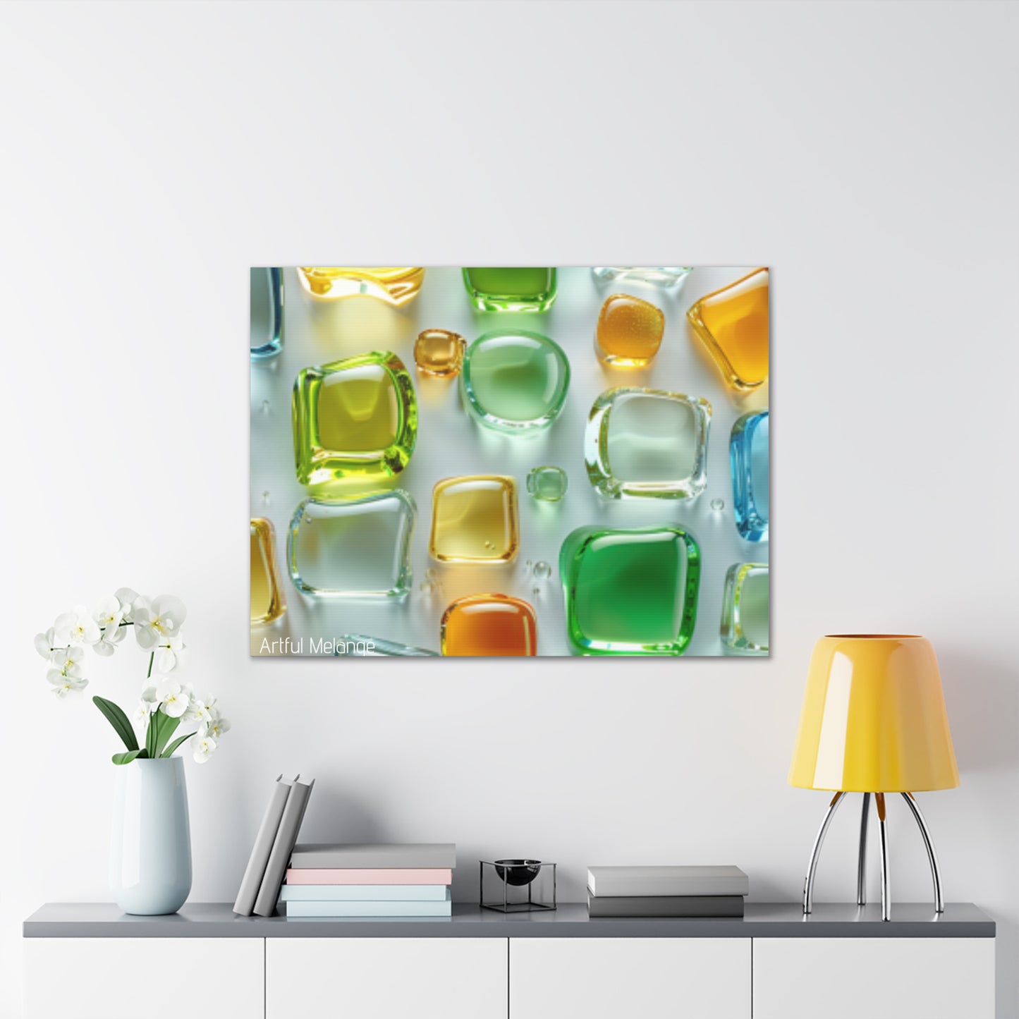 Primary Elegance: A Symphony of Sophistication Canvas Print