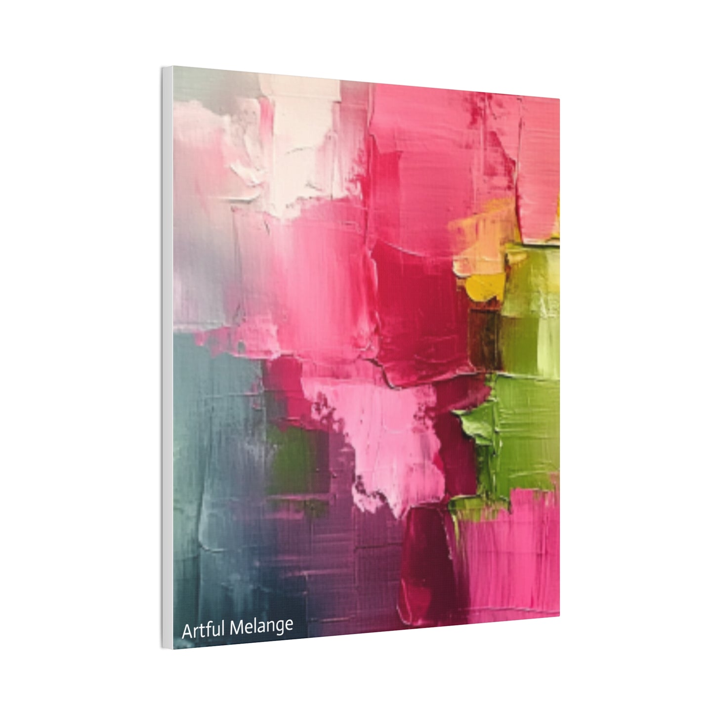 Acrylic Abstract Canvas Print - Richly Textured Artistry