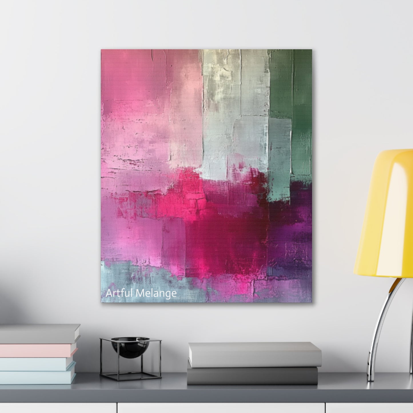 Acrylic Abstract Canvas Print - Richly Textured Artistry