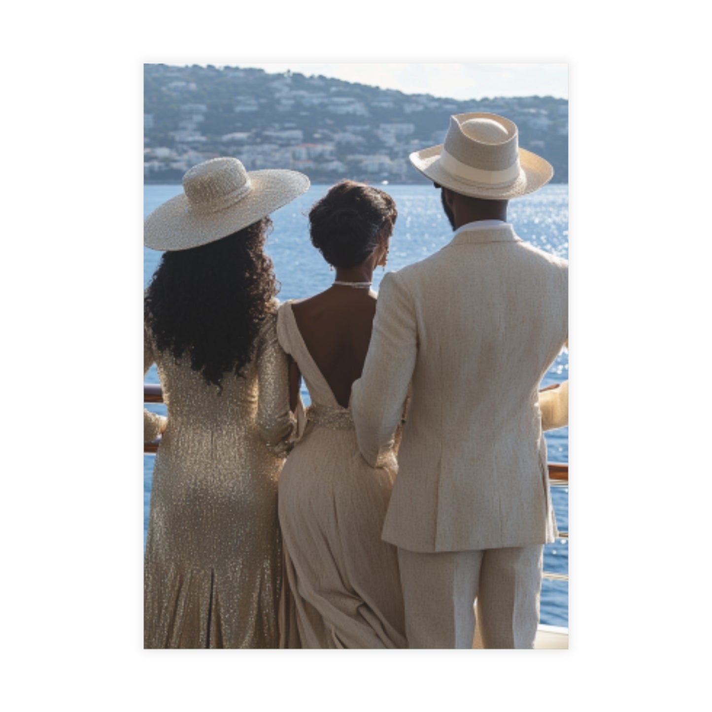 Sail & Celebrate: A Day of Elegance Yacht/Boat Party Invitation Bundles (envelopes included)