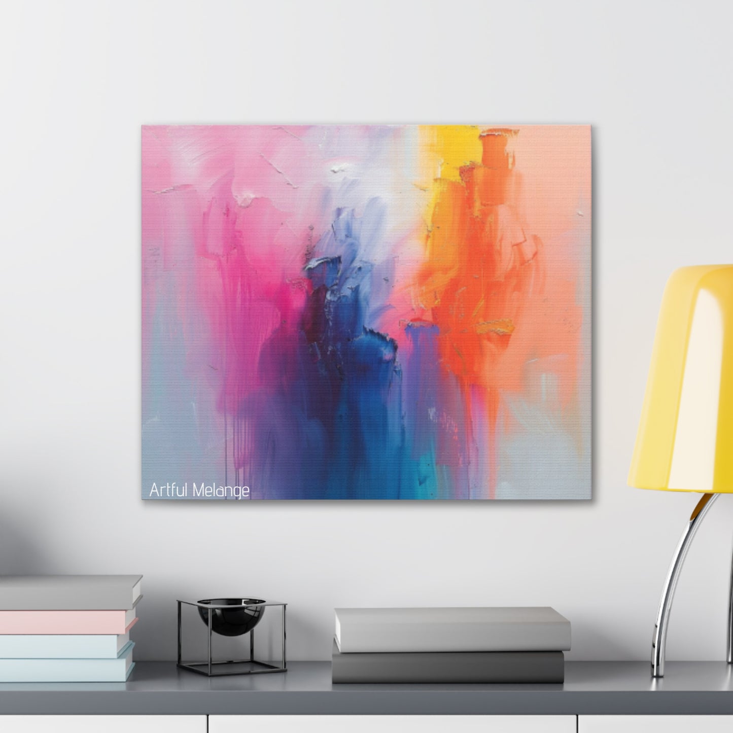 Primary Elegance: A Symphony of Sophistication Canvas Print