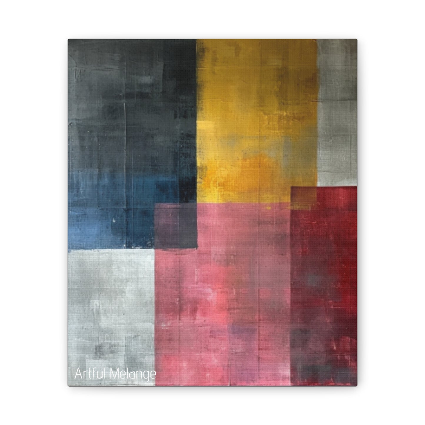 Primary Elegance: A Symphony of Sophistication Canvas Print