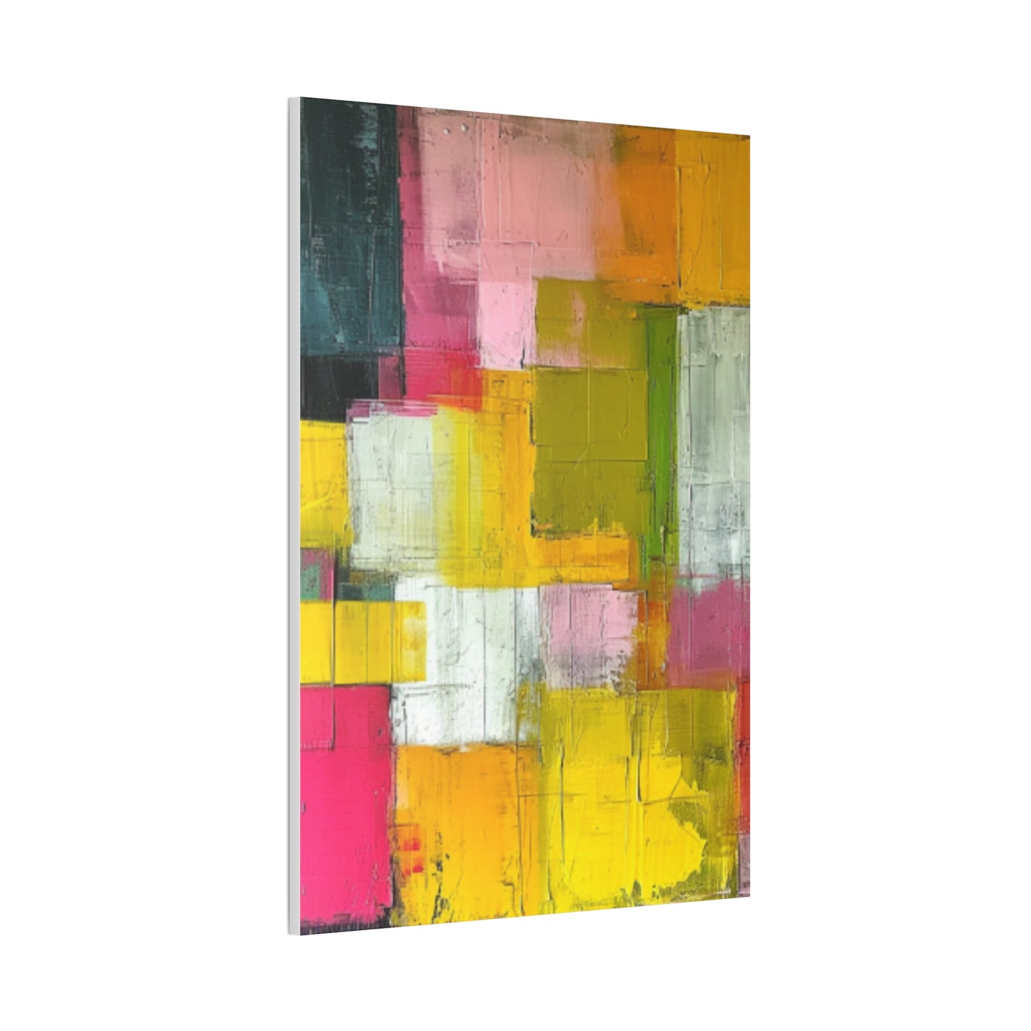 Primary Elegance: A Symphony of Sophistication Canvas Print