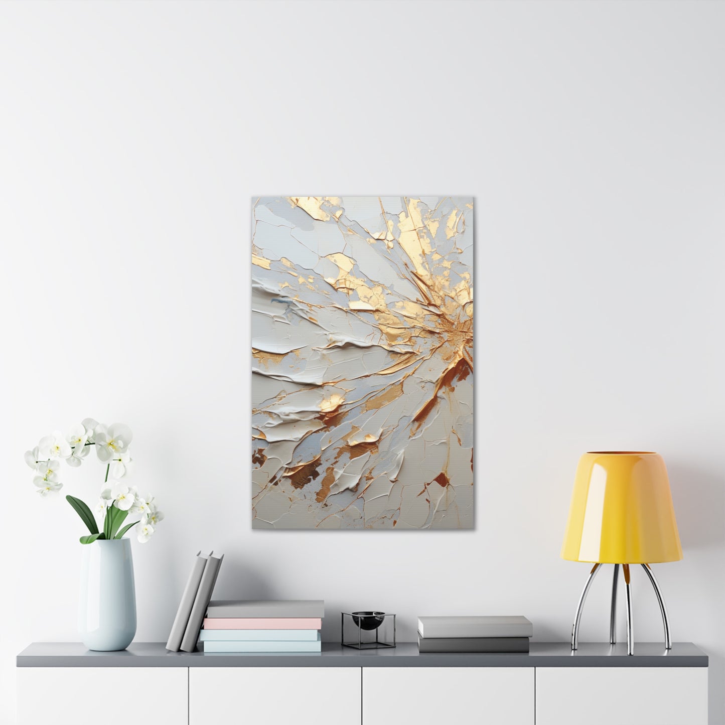 Acrylic Abstract Canvas Print - Richly Textured Artistry