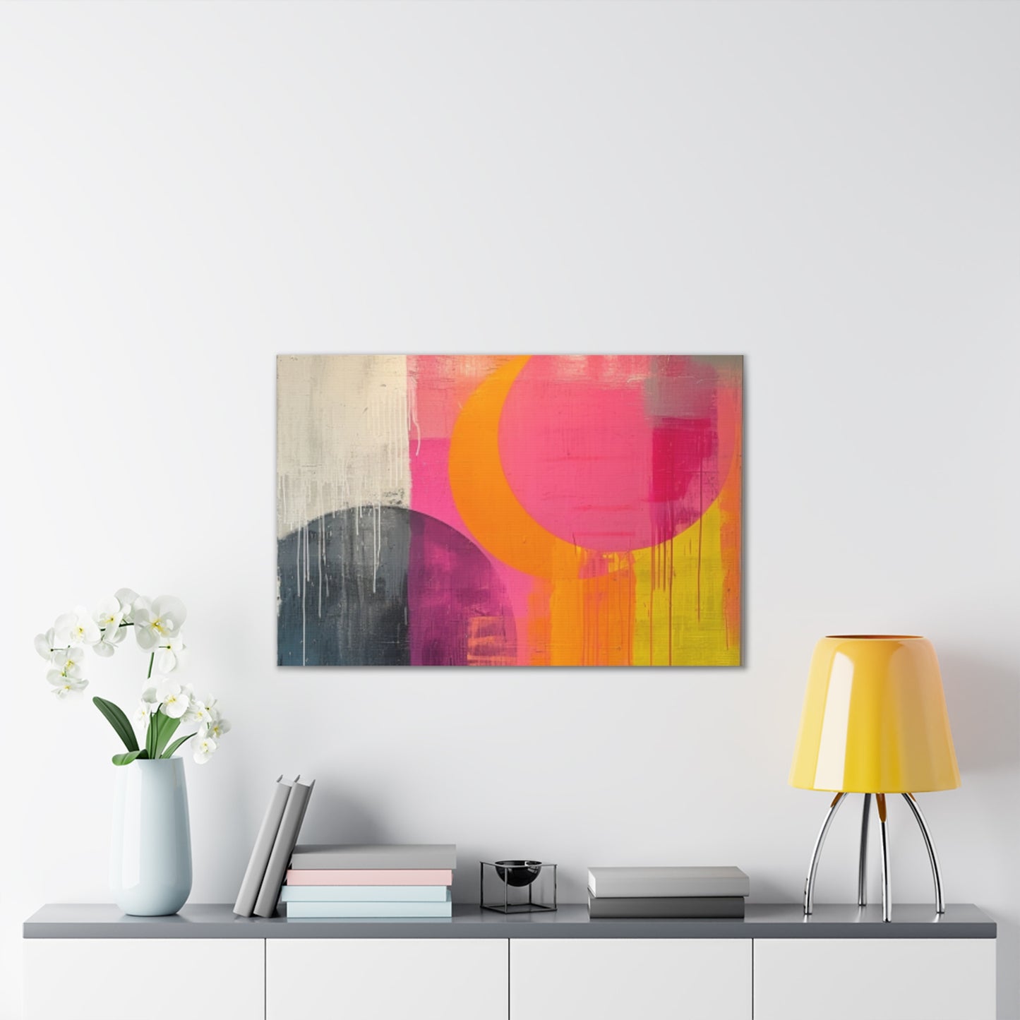 Primary Elegance: A Symphony of Sophistication Canvas Print