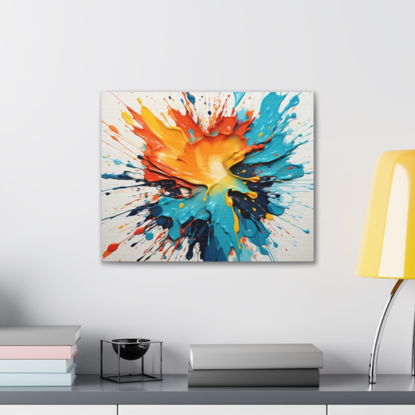 Primary Elegance: A Symphony of Sophistication Canvas Print