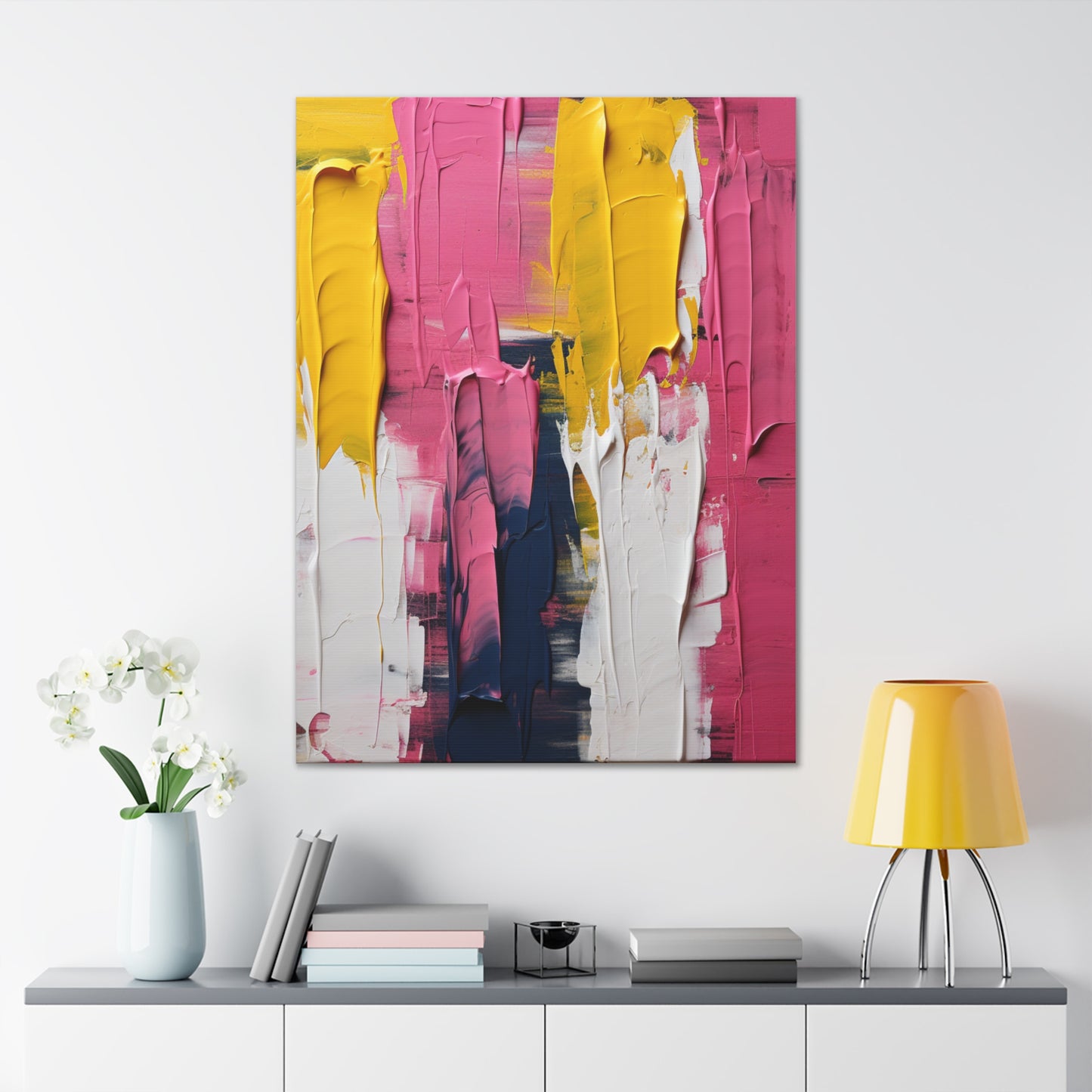 Primary Elegance: A Symphony of Sophistication Canvas Print