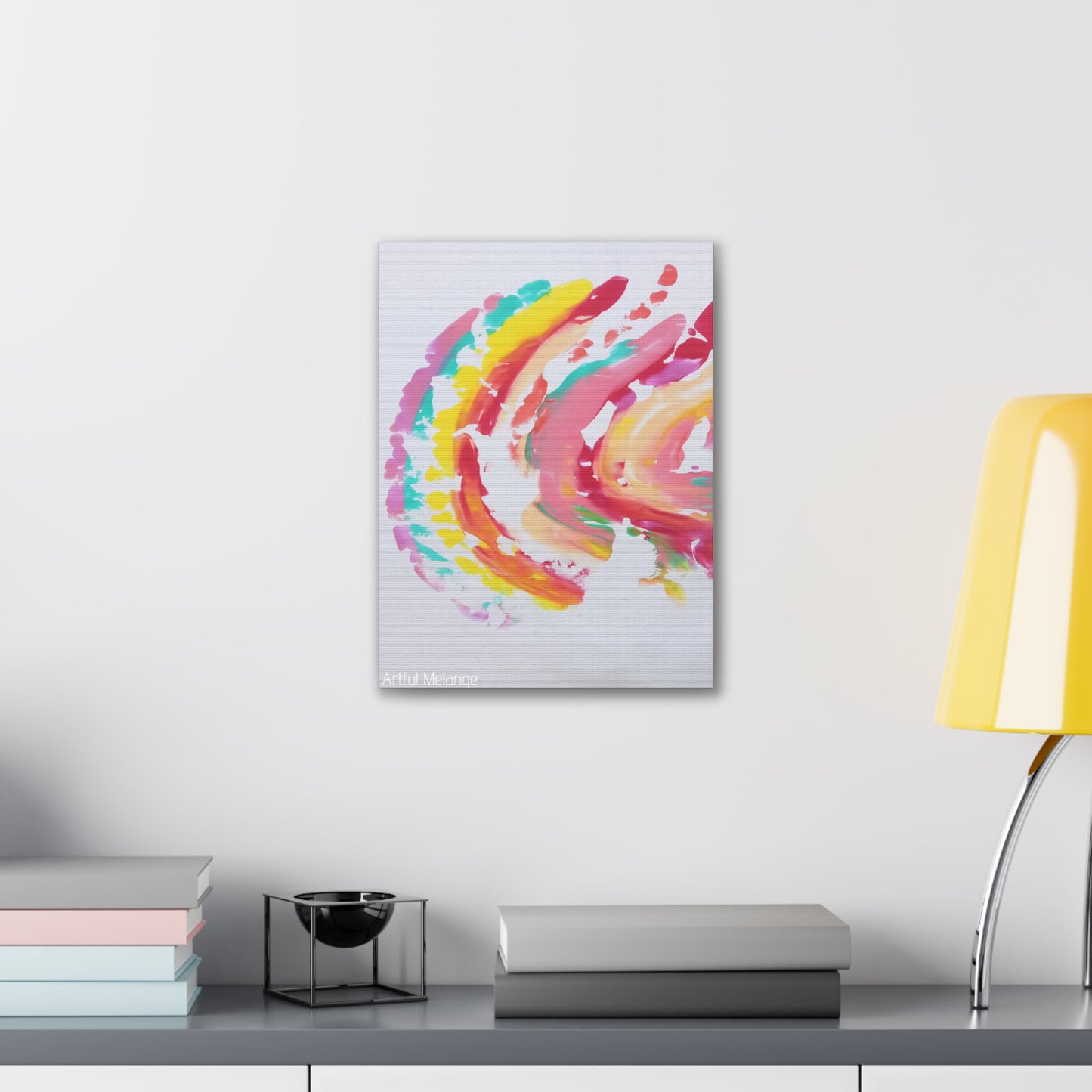 Primary Elegance: A Symphony of Sophistication Canvas Print